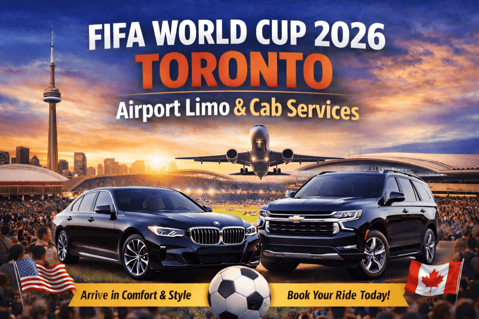 FIFA World Cup 2026 Toronto airport limo cab service